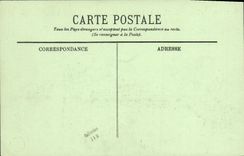 VINTAGE POSTCARD Bateau War Armours D Verite squadron having has edge the Russian sovereigns and the President of the Republic