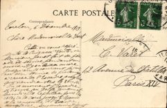 VINTAGE POSTCARD Bateau War Armours Truth Armours D squadron