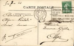 VINTAGE POSTCARD Bateau Voltaire War Armours 1st rank