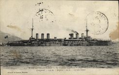 VINTAGE POSTCARD Bateau War the cruiser Armours Waldeck Rousseau