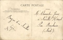 VINTAGE POSTCARD Bateau War Waldeck Rousseau Croiseur Armours