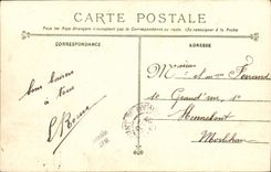 VINTAGE POSTCARD Boat War Turret of the Pothuau cruiser