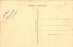 VINTAGE POSTCARD Boat War Cherbourg Amphytrite Submarine