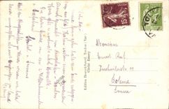 VINTAGE POSTCARD Boat War Submarine Calypso