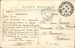 VINTAGE POSTCARD Boat War Submarine Sinkable Destroyer Stork