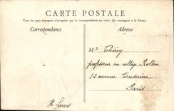 VINTAGE POSTCARD Bateau War the Gurnard submarine has any speed