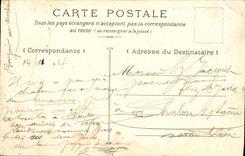 VINTAGE POSTCARD Boat War Gustave Zede Submarine