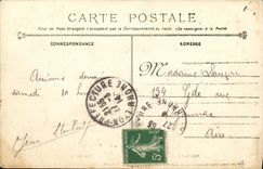 VINTAGE POSTCARD Boat War electric Destroyer submarine Gustave ZEde