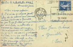 VINTAGE POSTCARD Boat War Submarine Jean Autric