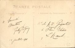 VINTAGE POSTCARD Boat War Submarine Papin