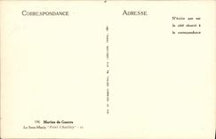 VINTAGE POSTCARD Boat War Submarine Paul Chailley