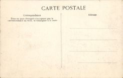 VINTAGE POSTCARD Bateau War Catastrophe of Pluviose the commander Amette who has directs work of rescue of Pluviose