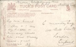 VINTAGE POSTCARD Boat War Belsons Victory and the latest submarine Submarine