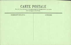 VINTAGE POSTCARD Boat War Submarine by heavy weather D after Dumont Duparc