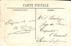 VINTAGE POSTCARD Boat Toulon War the small row Exercise of the fusiliers Submarine