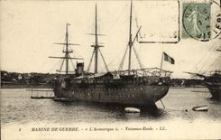 CPA Bateau l Armorique Ecole des mousses