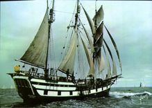 CPM Bateau Barba Negra Navire ecole canadien Canada