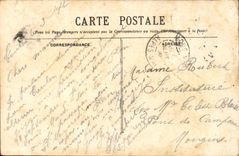 CPA Bateau Couronne Vaisseau ecole des canonniers et timoniers