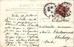 CPA Bateau Couronne Vaisseau ecole des canonniers et timoniers