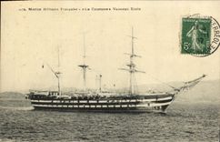 CPA Bateau La Couronne Vaisseau Ecole
