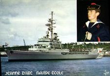 MODERN CARD Boat War Cruiser School Jeanne D Marine arc