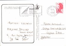 MODERN CARD Boat War the ship school Jeanne D arc