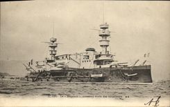 VINTAGE POSTCARD Boat War the Magenta vessel school of the destroyers