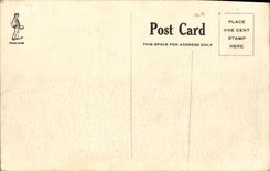 VINTAGE POSTCARD Boat Bag US inspection naval training station Newport IH