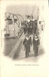 VINTAGE POSTCARD Bateau War the procession has edge after L inspection