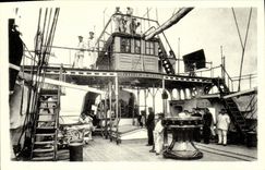 VINTAGE POSTCARD Boat War the bridge D an armor