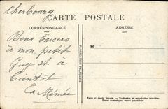 VINTAGE POSTCARD Boat Our sailors the part of Jarry charts