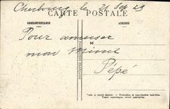 VINTAGE POSTCARD Bateau Our sailors has edge L hour of soup