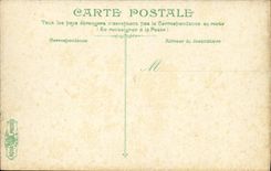 VINTAGE POSTCARD Boat life of the sailor Loading D a gun of 100mm