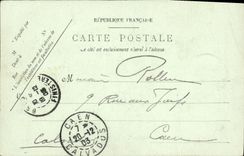 VINTAGE POSTCARD Bateau War Part of campgane of 65mm charge