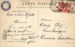 VINTAGE POSTCARD Boat War Face of Flandres Some drops D alcohol Sailors Mint of Ricqles