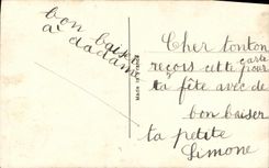 VINTAGE POSTCARD Fantasy Flowers Child Girl