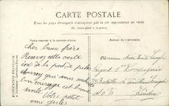 VINTAGE POSTCARD Fantasy Flowers EnfantsPoupee Miltiaria Soldier