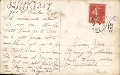 VINTAGE POSTCARD Fantasy Flowers Child Boy