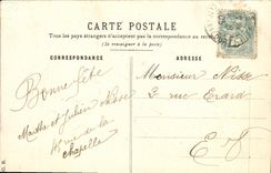 CPA Fantaisie Fleurs Bouquet