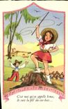 VINTAGE POSTCARD Fantasy Child Irma Lasso