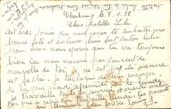 VINTAGE POSTCARD Fantasy Children Wheelbarrow