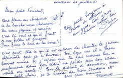 VINTAGE POSTCARD Fantaisie Ah Children if J had flowers Alpinisme Goat