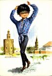 MODERN CARD Fantasy Child Baille Andaluz Spain