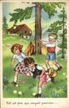 VINTAGE POSTCARD Fantasy Children Maillard Hake