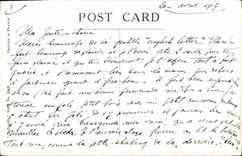 VINTAGE POSTCARD Fantaisie Child I cannot m accustom has to only sleep