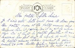 VINTAGE POSTCARD Fantasy Children First consent