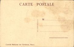 VINTAGE POSTCARD Fantasy Children the meal