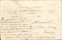 VINTAGE POSTCARD Fantaisie Man Good Festival Telegraphs