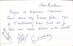 CPA Fantaisie Enfants Coeur