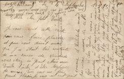 CPA Fantaisie Fleurs Drapeau